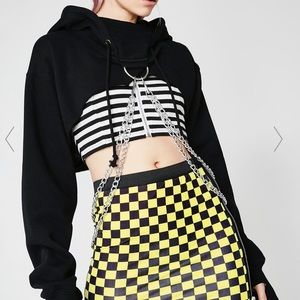 ✨DOLLS KILL! NEW!✨CHAINED N' DANGEROUS HOODIE
